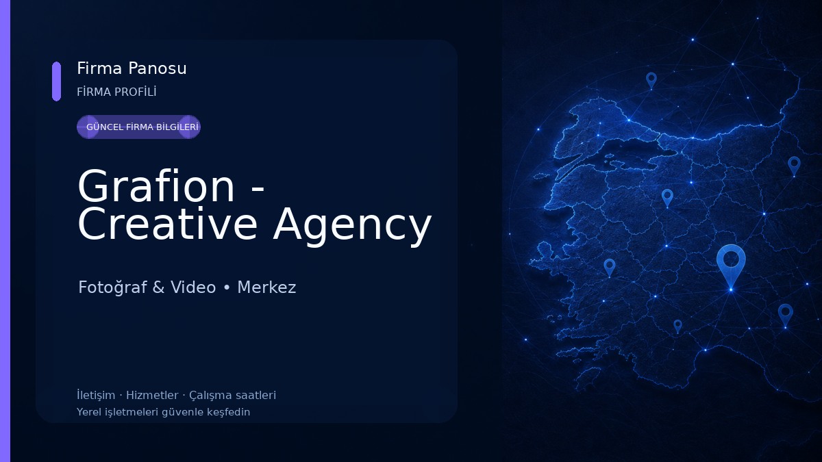 Grafion - Creative Agency Fotoğraf & Video