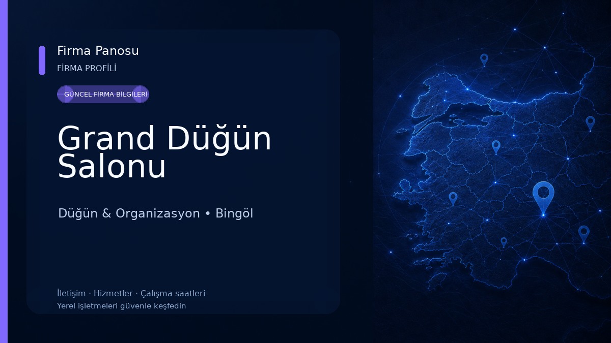Grand Düğün Salonu Düğün & Organizasyon