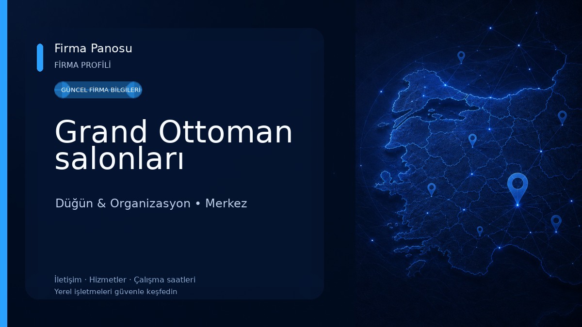 Grand Ottoman salonları Düğün & Organizasyon