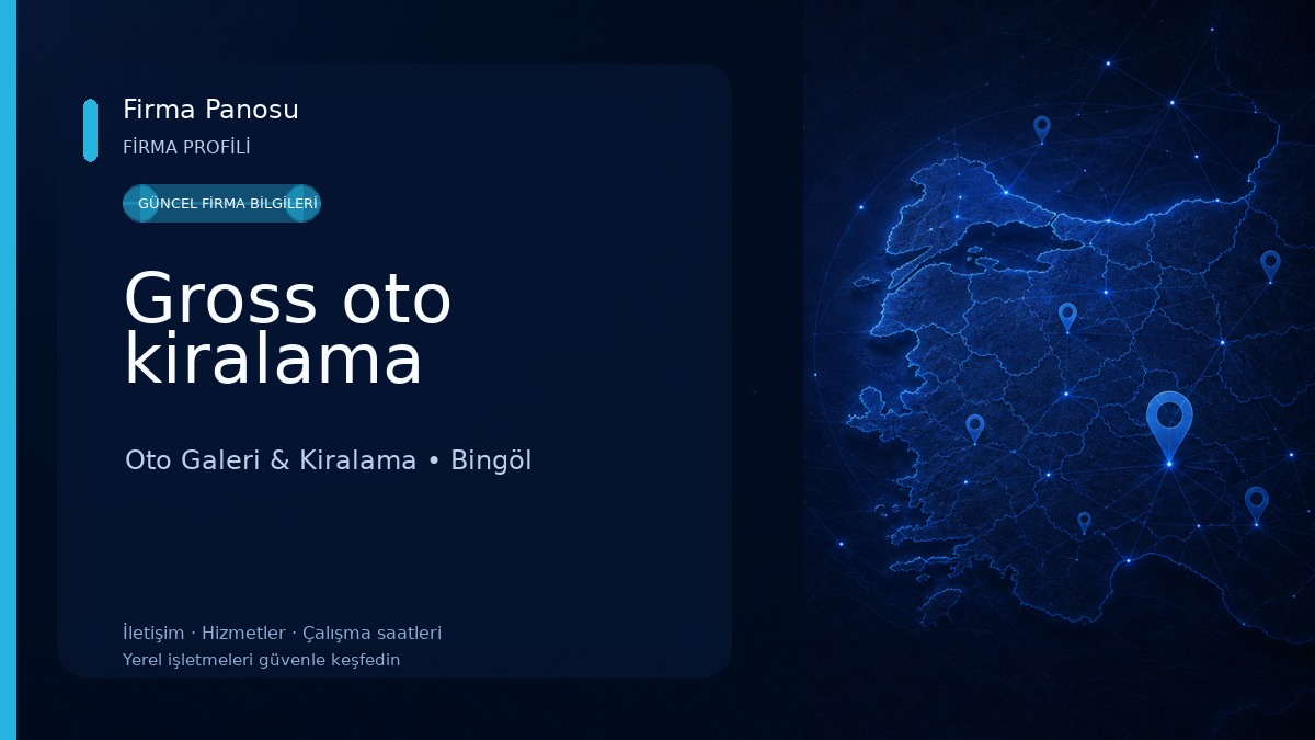 Gross oto kiralama Oto Galeri & Kiralama