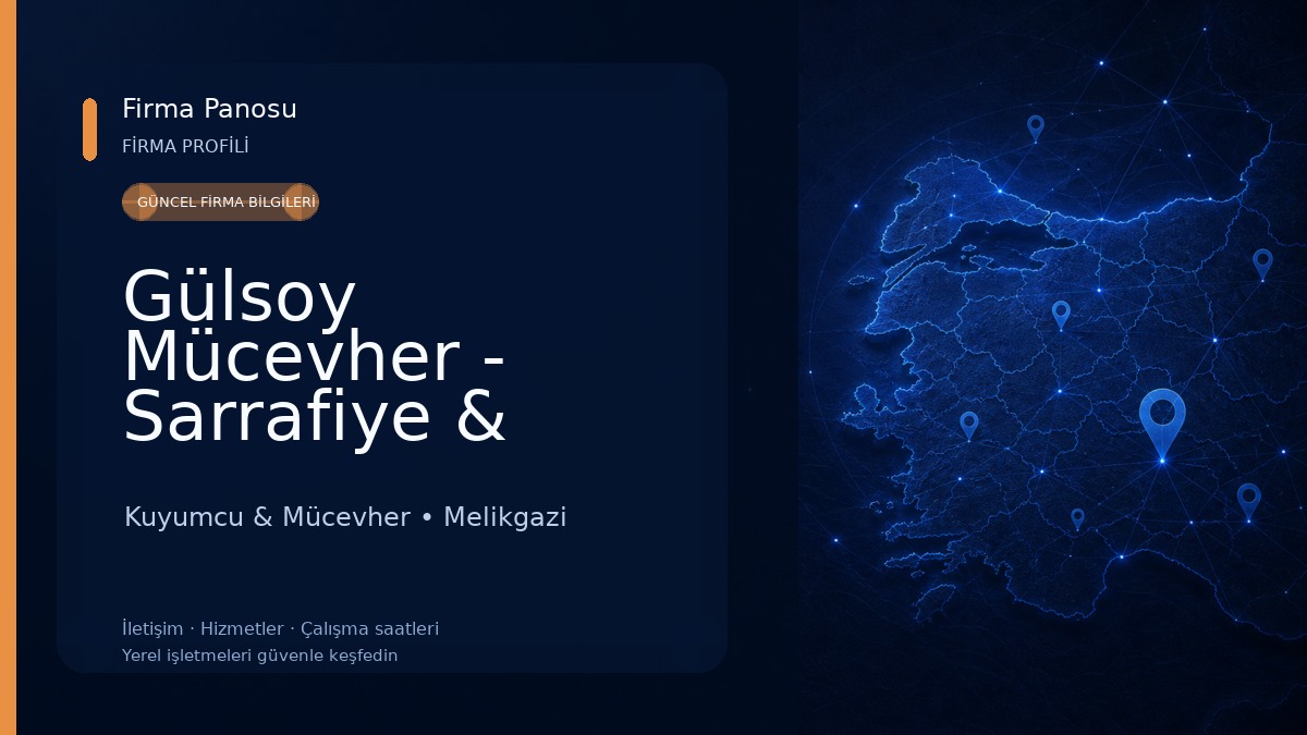 Gülsoy Mücevher - Sarrafiye & Kuyumculuk