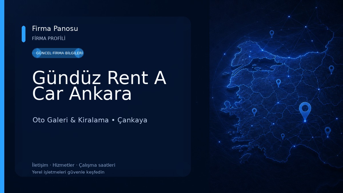 Gündüz Rent A Car Ankara Oto Galeri & Kiralama