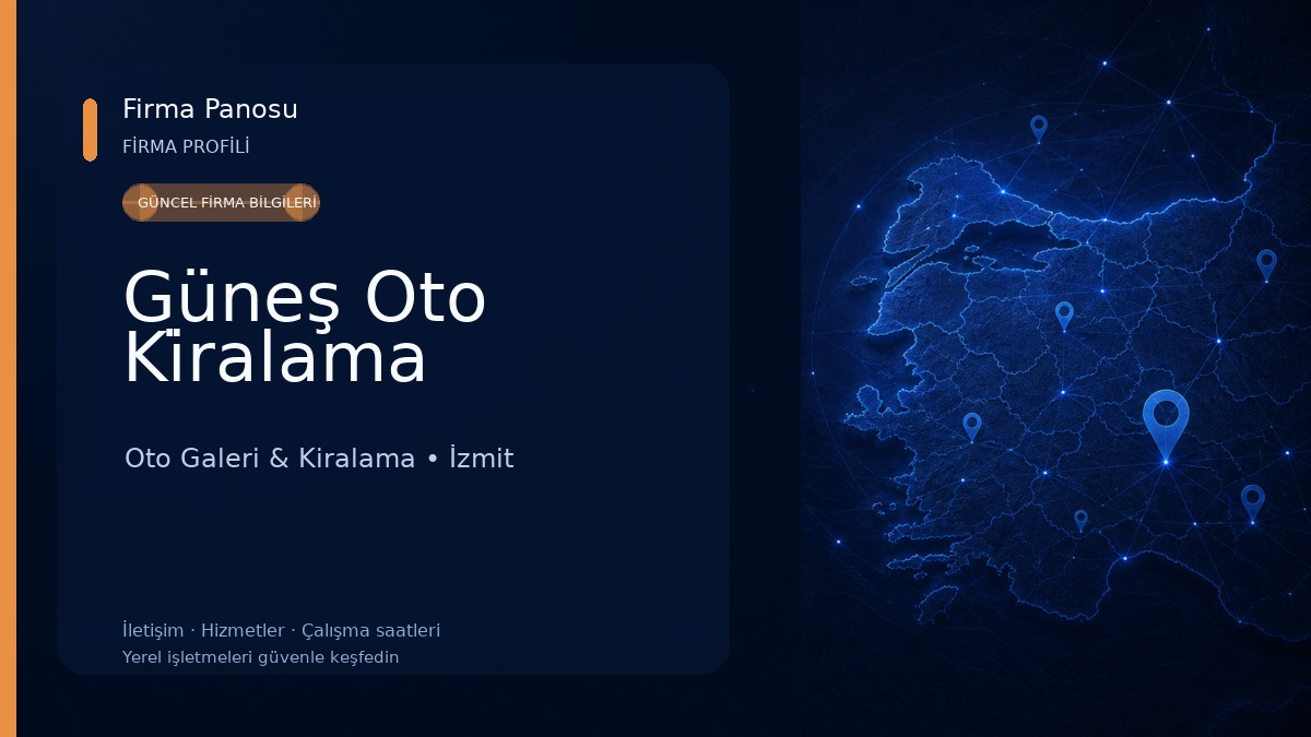 Güneş Oto Ki̇ralama Oto Galeri & Kiralama