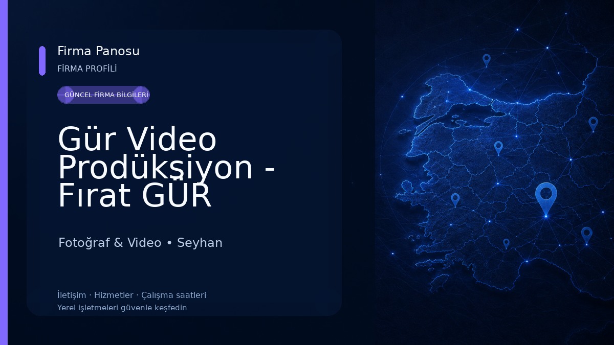 Gür Video Prodüksiyon - Fırat GÜR Fotoğraf & Video