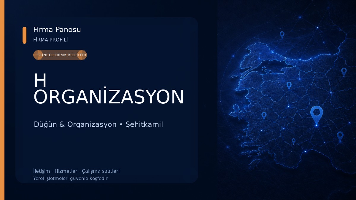H ORGANİZASYON Düğün & Organizasyon