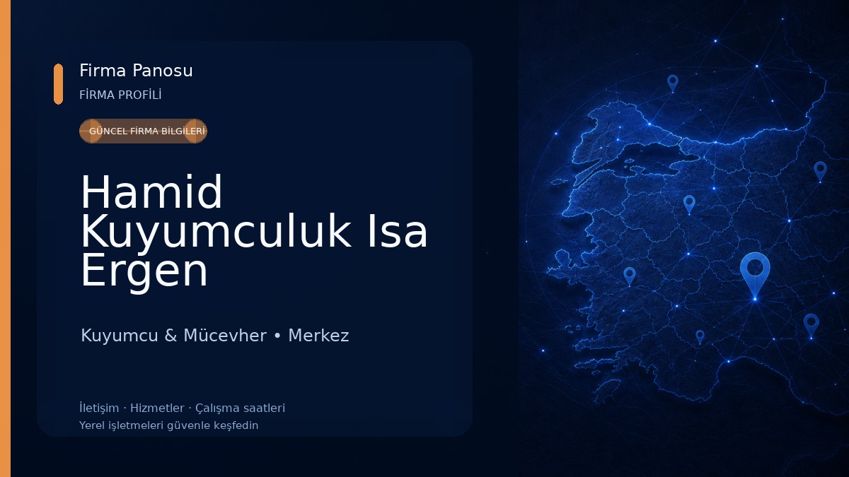 Hamid Kuyumculuk Isa Ergen