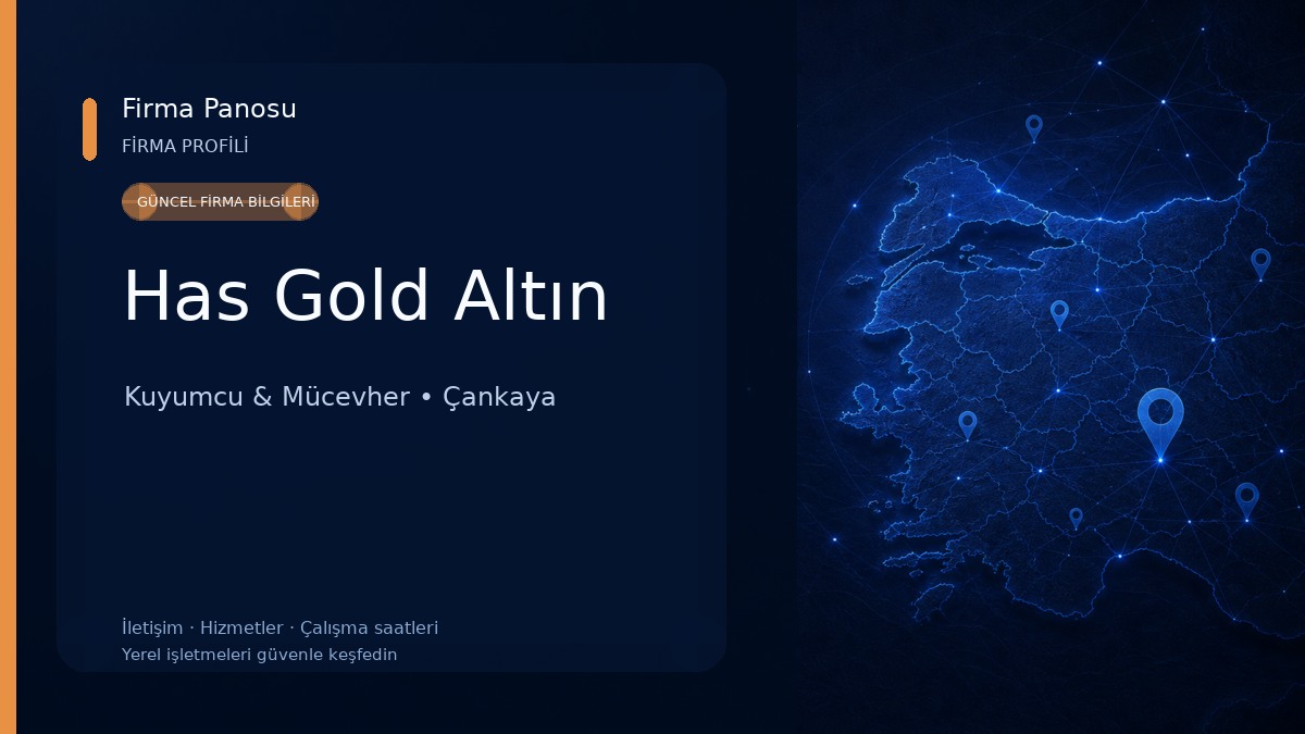 Has Gold Altın Kuyumcu & Mücevher