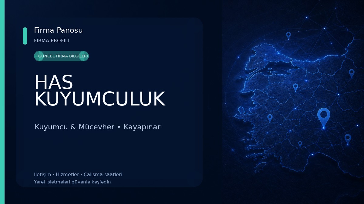 HAS KUYUMCULUK Kuyumcu & Mücevher