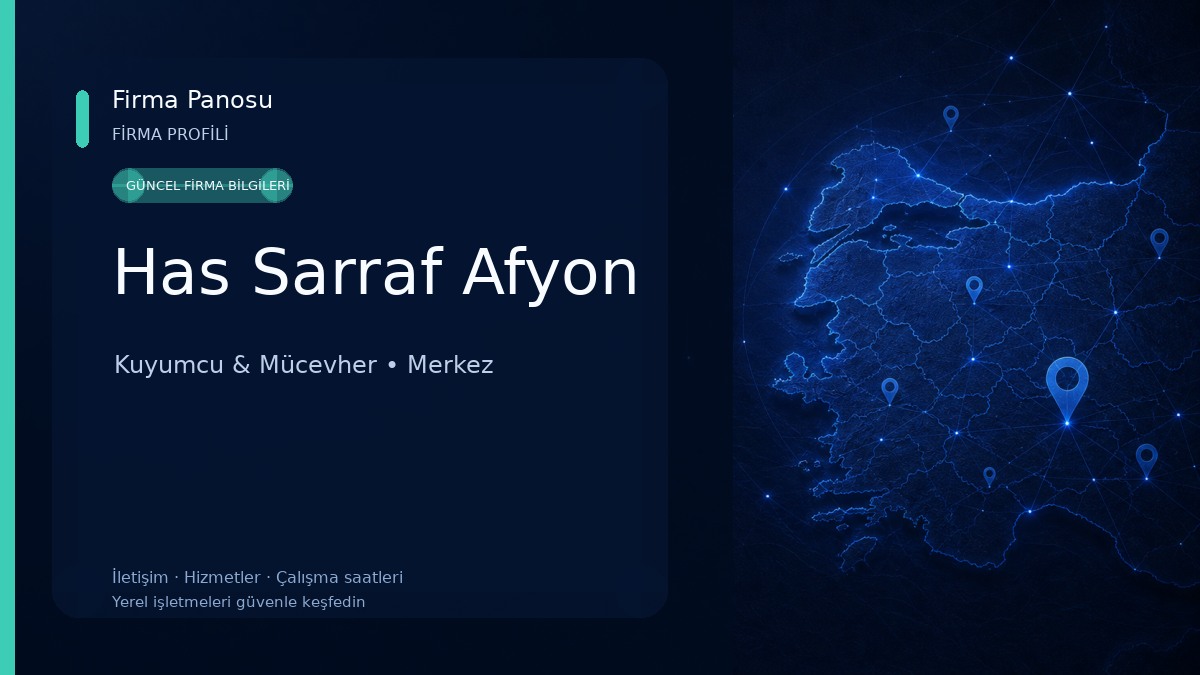Has Sarraf Afyon