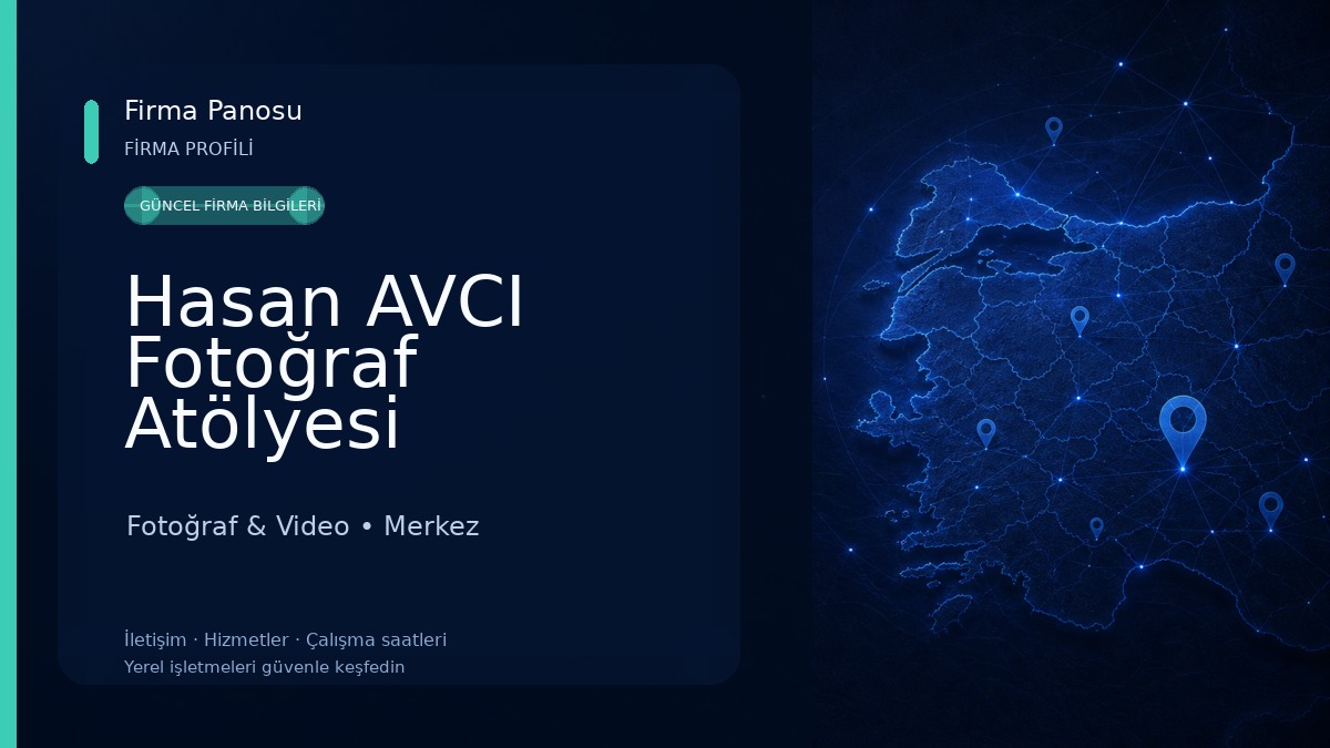 Hasan AVCI Fotoğraf Atölyesi Fotoğraf & Video