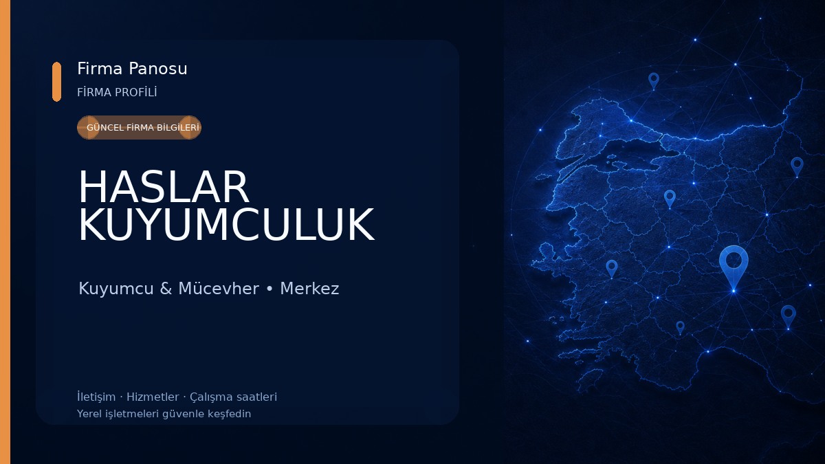 HASLAR KUYUMCULUK Kuyumcu & Mücevher
