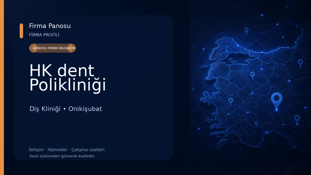 HK dent Polikliniği Diş Kliniği