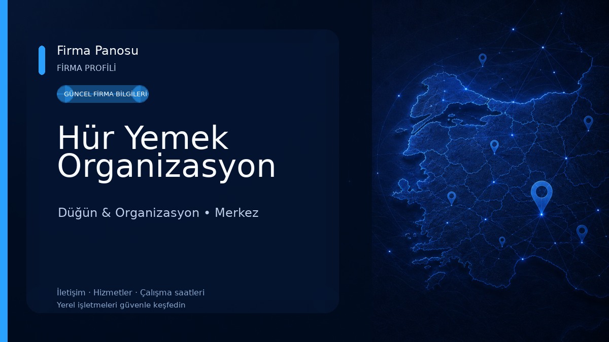 Hür Yemek Organizasyon Düğün & Organizasyon