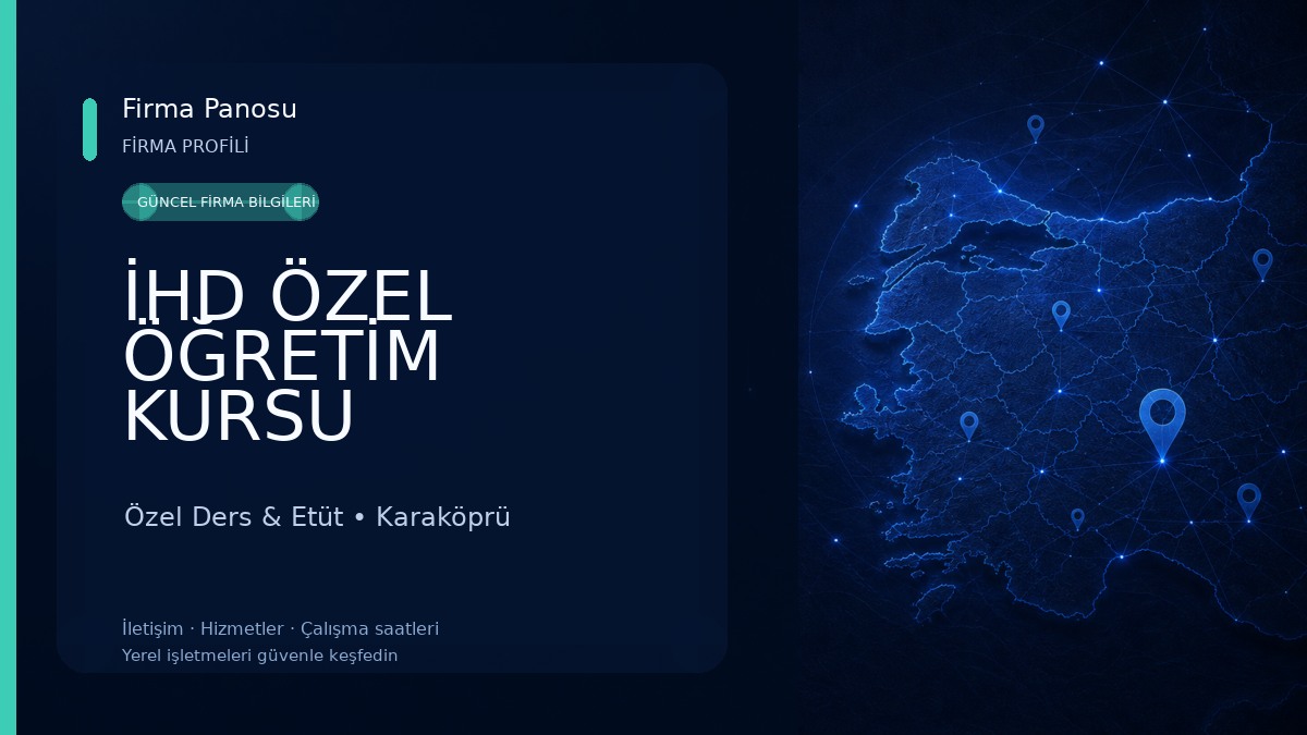 İHD ÖZEL ÖĞRETİM KURSU 