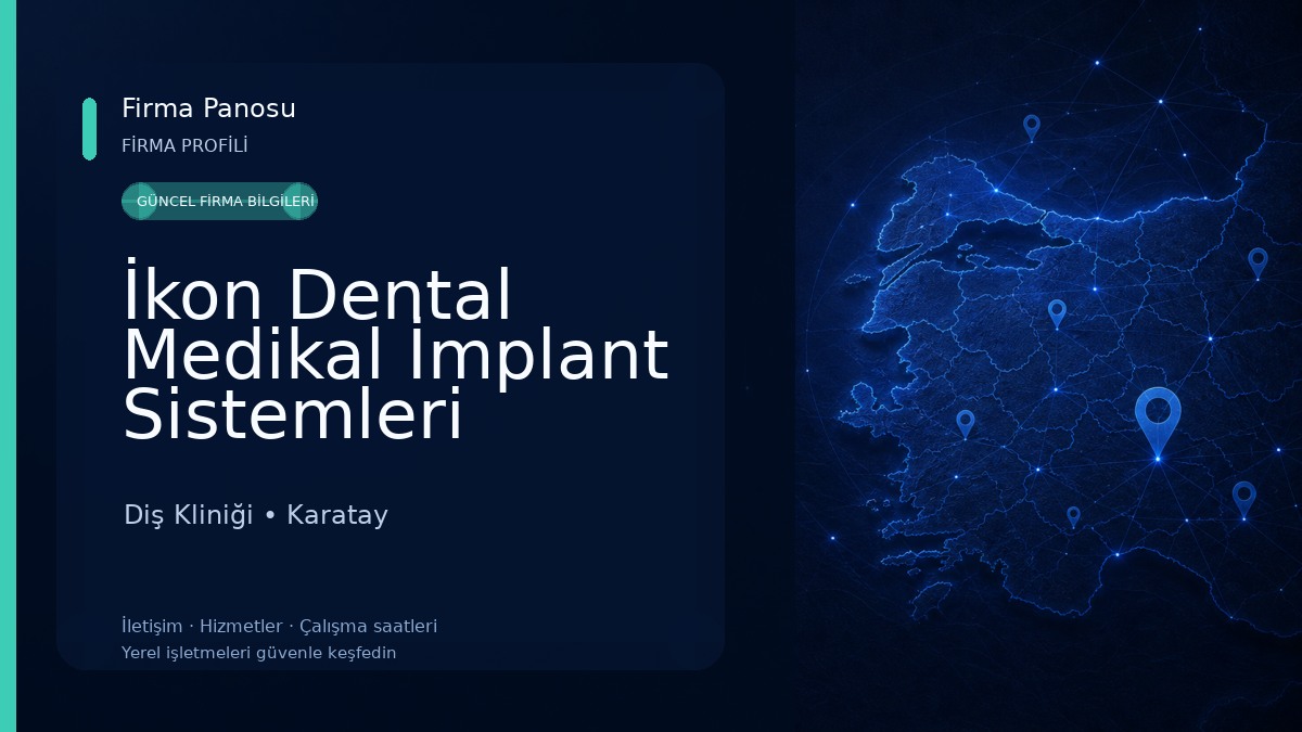 İkon Dental Medikal İmplant Sistemleri Diş Kliniği