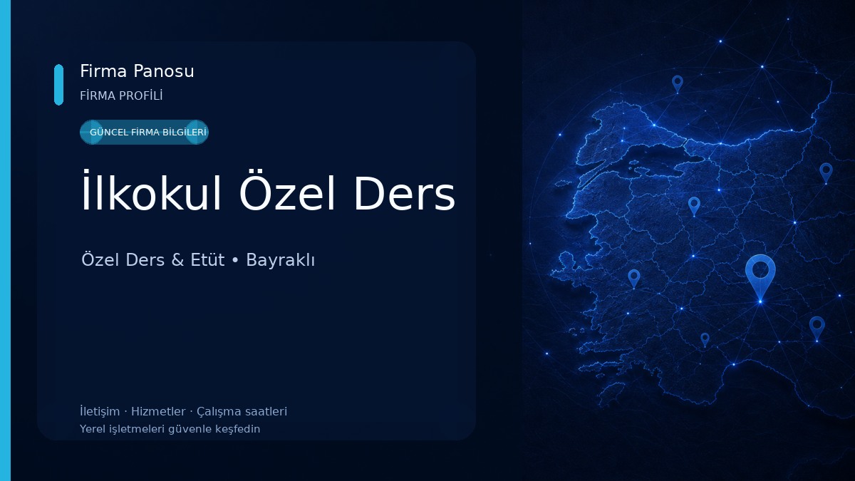 İlkokul Özel Ders Özel Ders & Etüt
