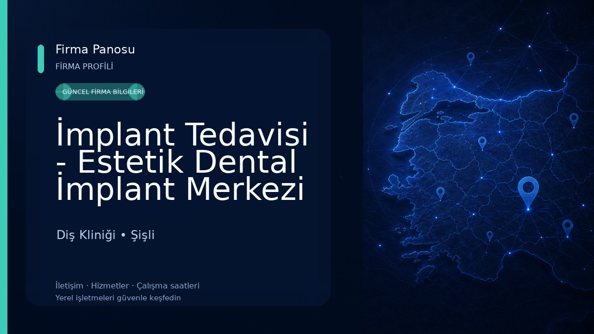 İmplant Tedavisi - Estetik Dental İmplant Merkezi 