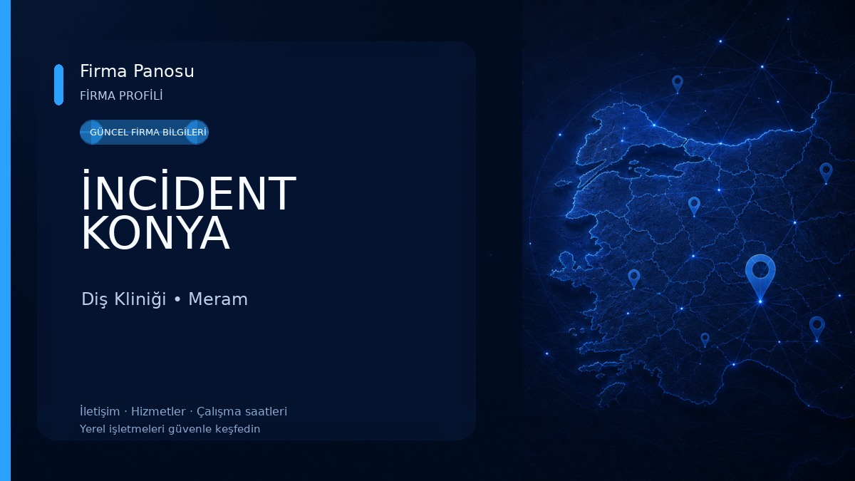 İNCİDENT KONYA Diş Kliniği