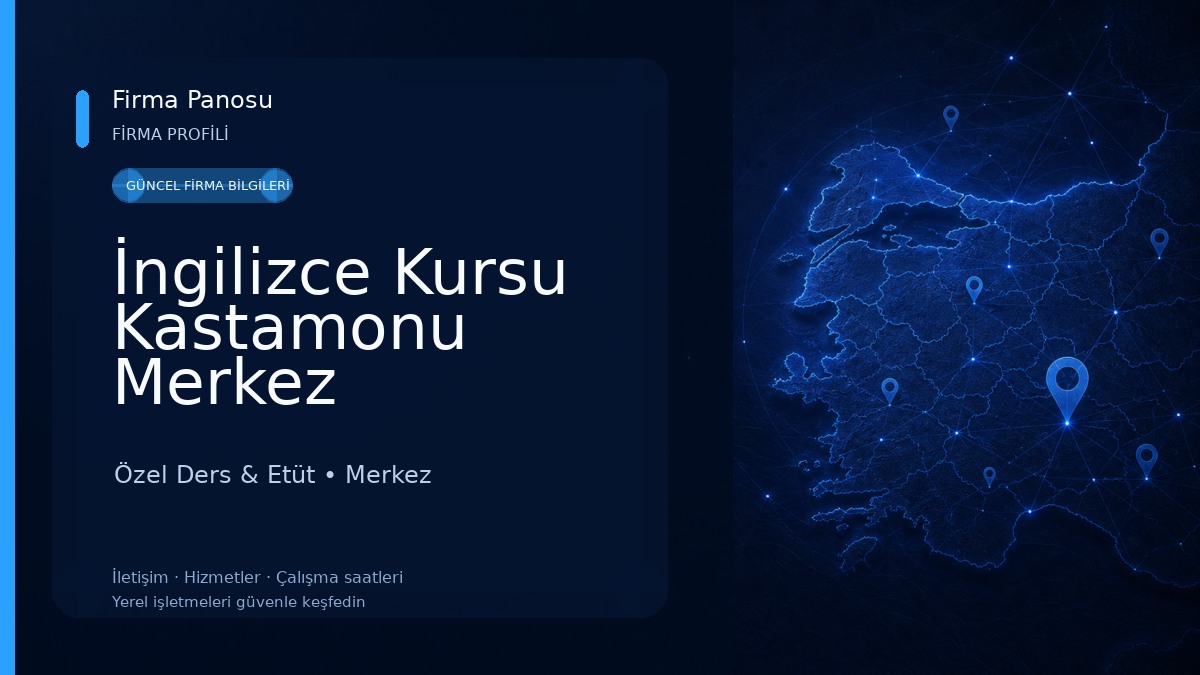 İngilizce Kursu Kastamonu Merkez American Life Yabancı Dil Okulu 