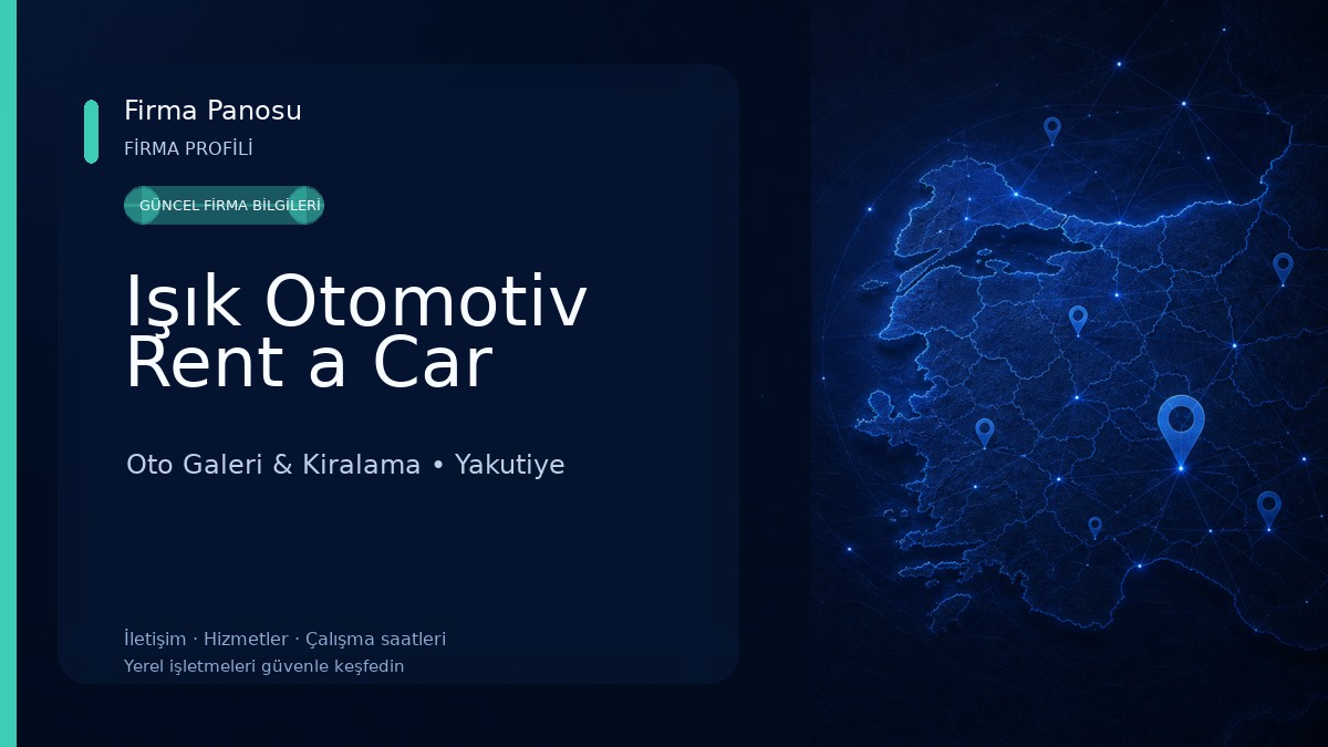 Işık Otomotiv Rent a Car Oto Galeri & Kiralama