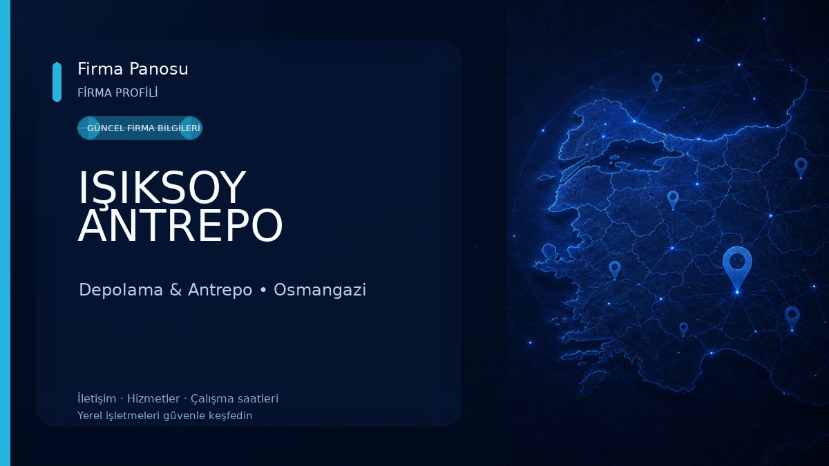 IŞIKSOY ANTREPO Depolama & Antrepo