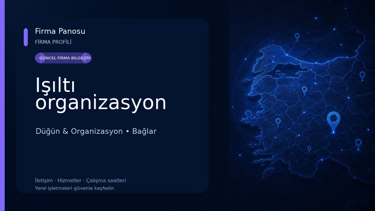 Işıltı organizasyon Düğün & Organizasyon