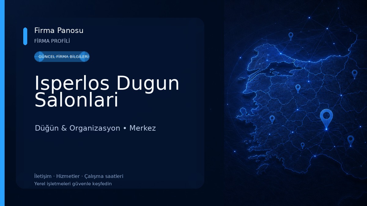 Isperlos Dugun Salonlari Düğün & Organizasyon