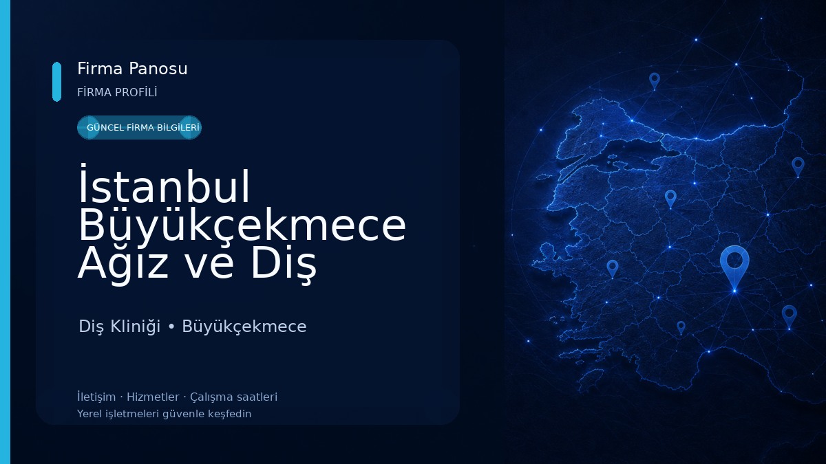 İstanbul Büyükçekmece Ağız ve Diş Sağlığı Merkezi Diş Kliniği