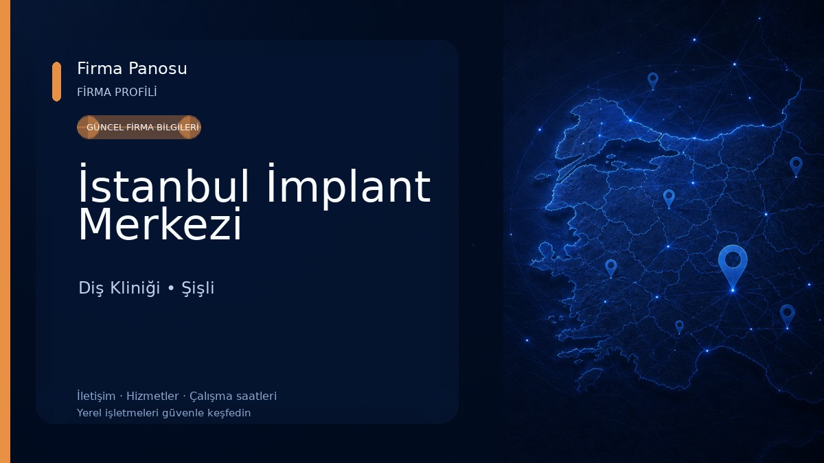 İstanbul İmplant Merkezi Diş Kliniği