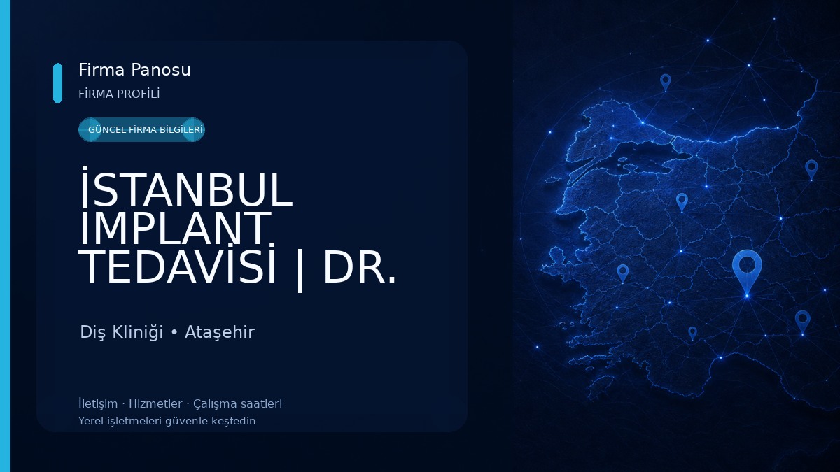 İSTANBUL İMPLANT TEDAVİSİ | DR. DT. TOLGA GÜLÇİÇEK Diş Kliniği