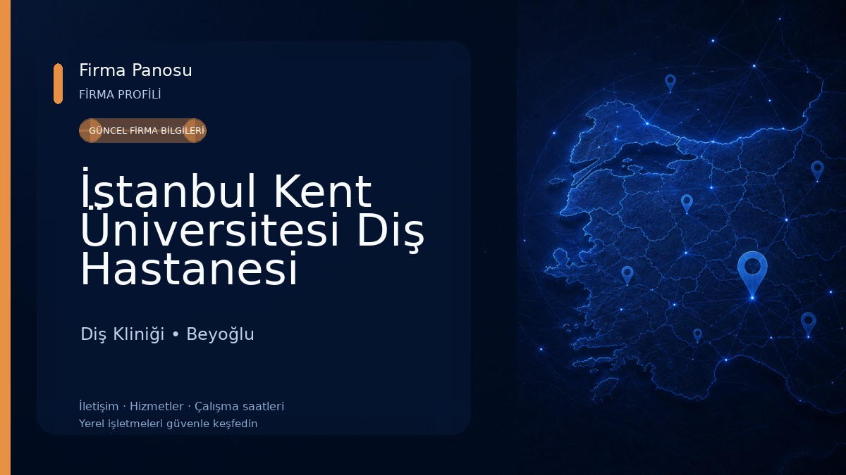 İstanbul Kent Üniversitesi Diş Hastanesi Diş Kliniği