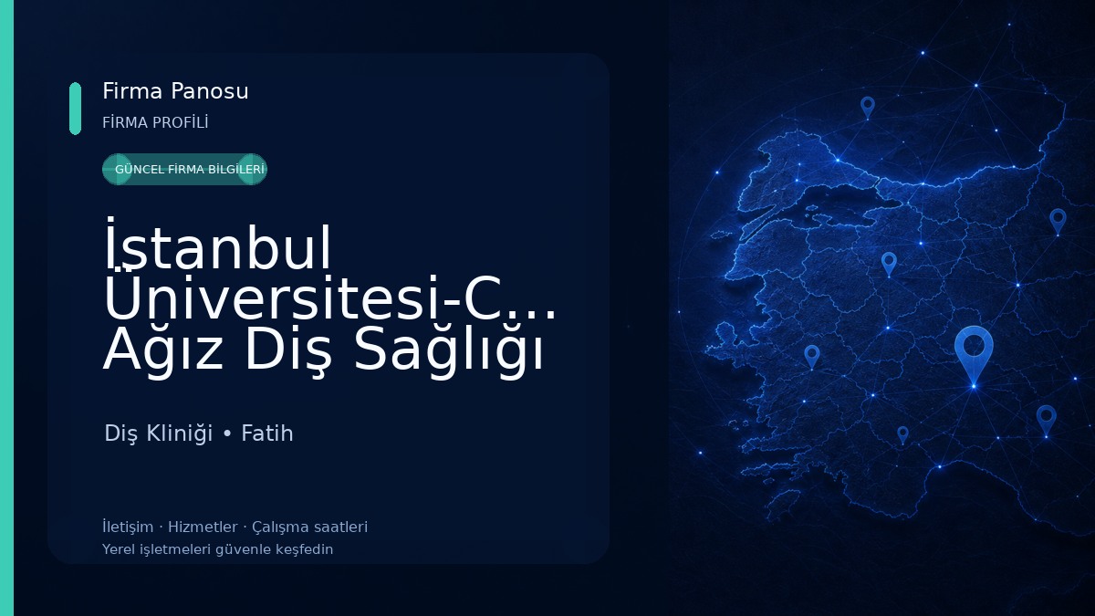 İstanbul Üniversitesi-Cerrahpaşa Ağız Diş Sağlığı Uygulama ve Araştırma Merkezi Diş Kliniği