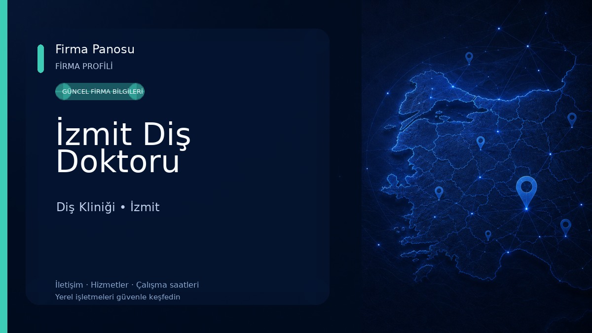 İzmit Diş Doktoru Diş Kliniği