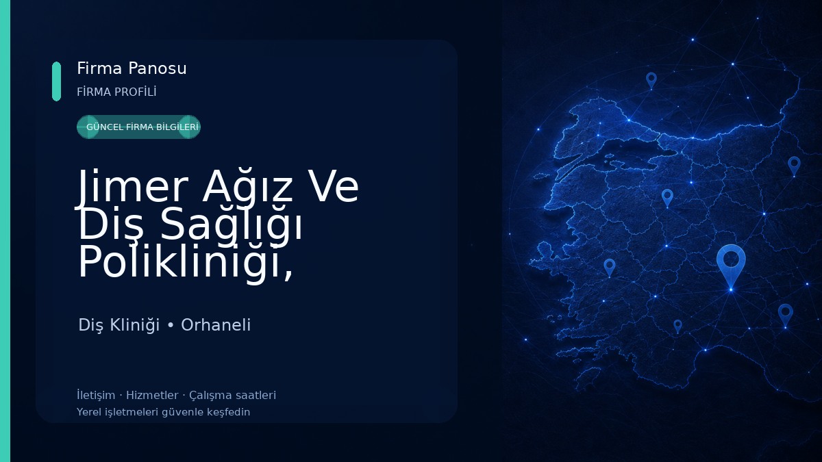 Jimer Ağız Ve Diş Sağlığı Polikliniği, ODUNLUK, JİMER HASTANESİ ŞUBESİ Diş Kliniği