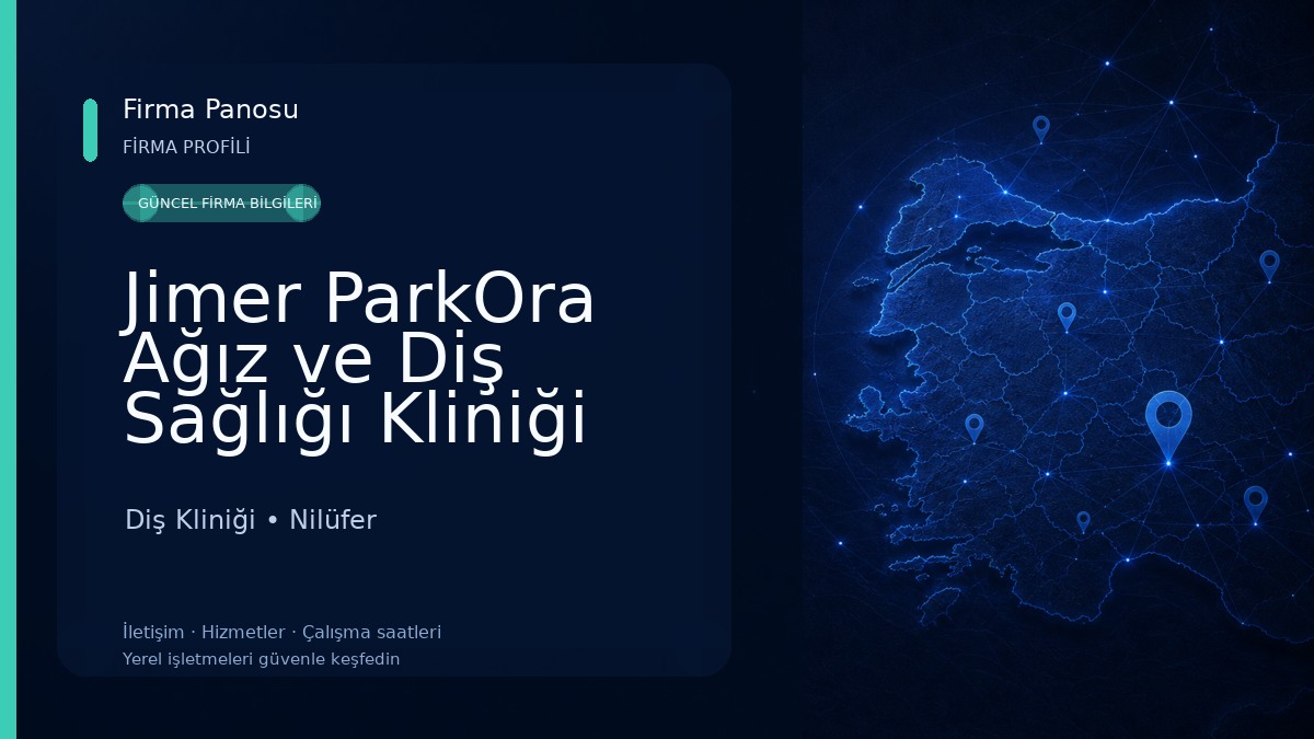 Jimer ParkOra Ağız ve Diş Sağlığı Kliniği Diş Kliniği