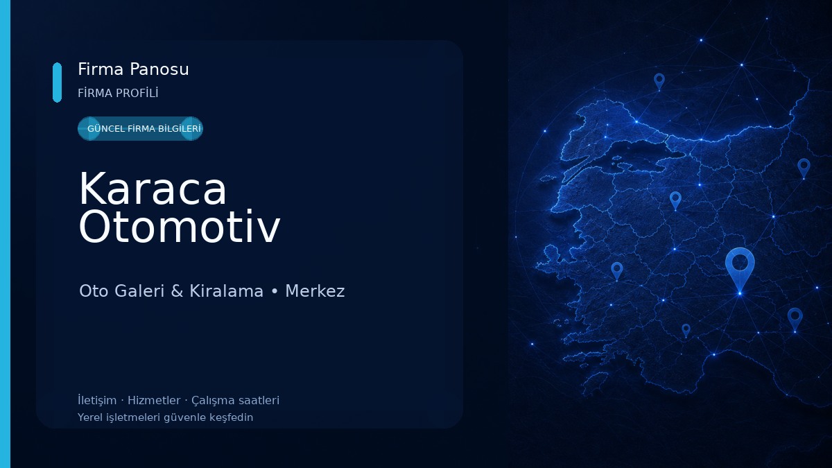 Karaca Otomotiv Oto Galeri & Kiralama
