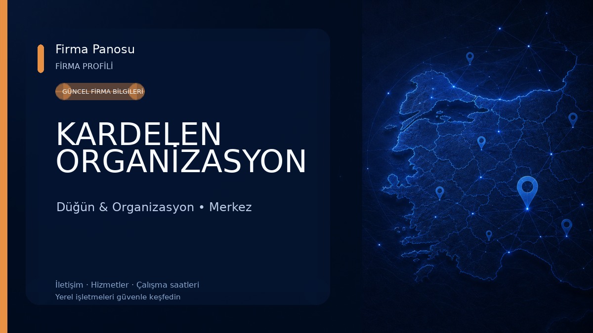 KARDELEN ORGANİZASYON Düğün & Organizasyon