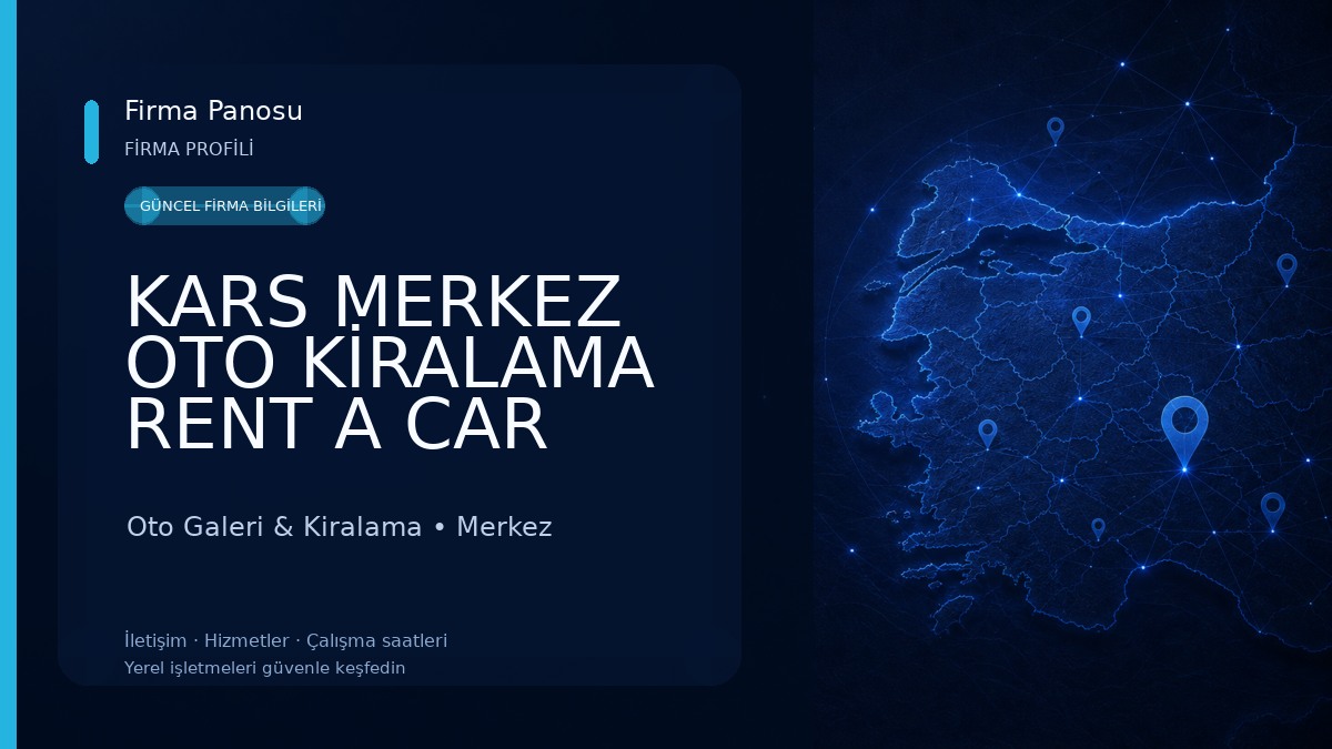 KARS MERKEZ OTO KİRALAMA RENT A CAR 