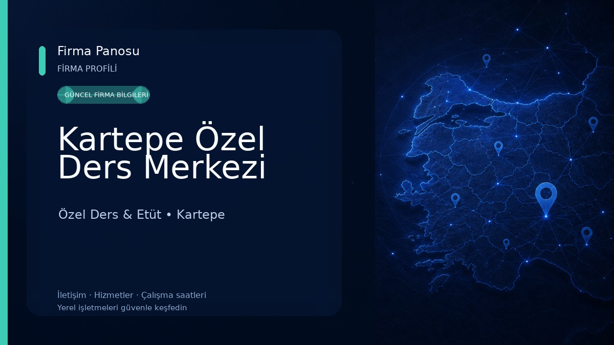 Kartepe Özel Ders Merkezi Özel Ders & Etüt