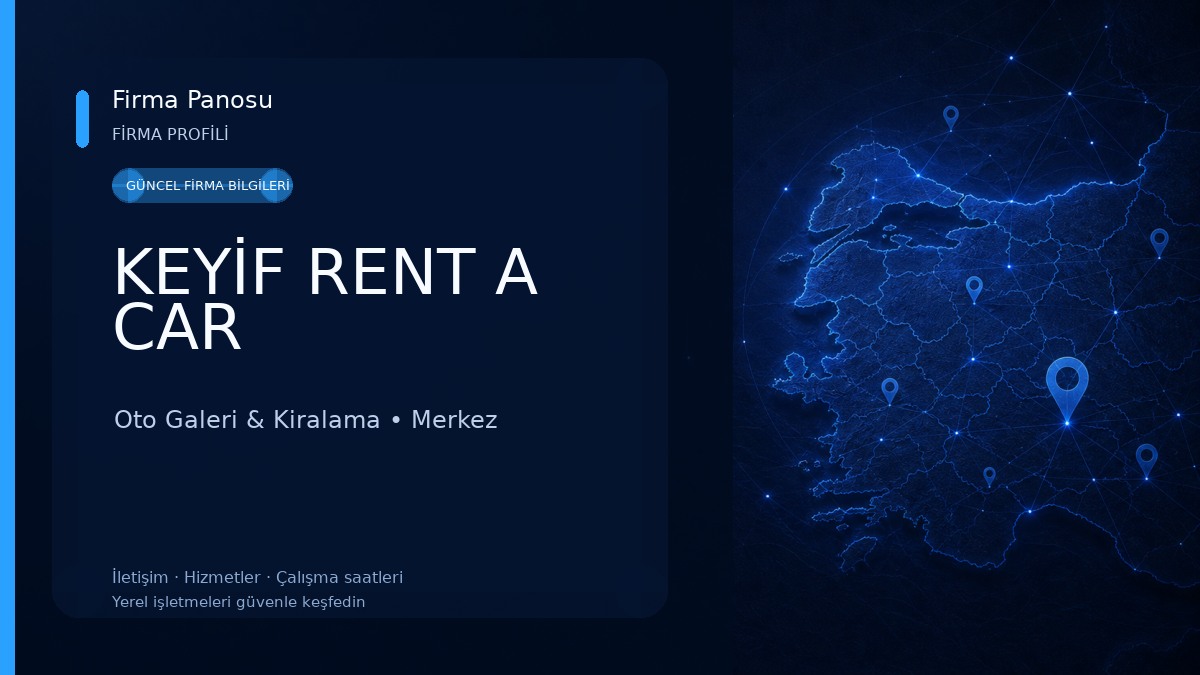 KEYİF RENT A CAR Oto Galeri & Kiralama