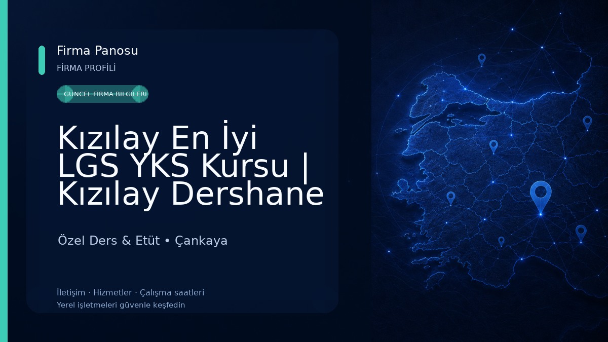 Kızılay En İyi LGS YKS Kursu | Kızılay Dershane | Net Kazanım Butik Kurs Merkezi Ankara Özel Ders & Etüt