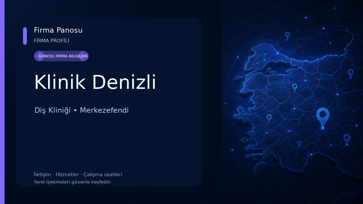 Klinik Denizli Diş Kliniği