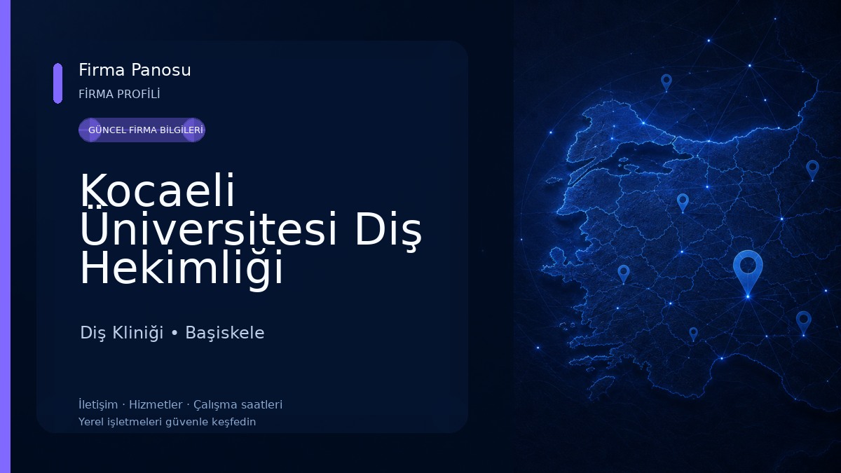 Kocaeli Üniversitesi Diş Hekimliği Fakültesi Diş Kliniği