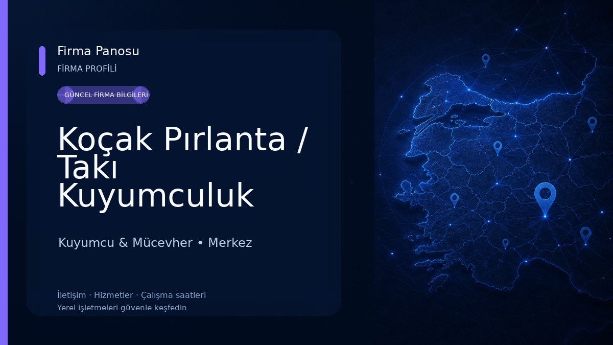 Koçak Pırlanta / Takı Kuyumculuk Kuyumcu & Mücevher