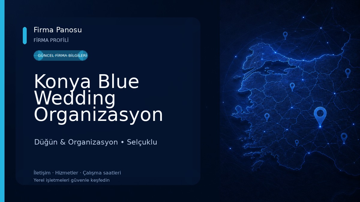 Konya Blue Wedding Organizasyon Düğün & Organizasyon