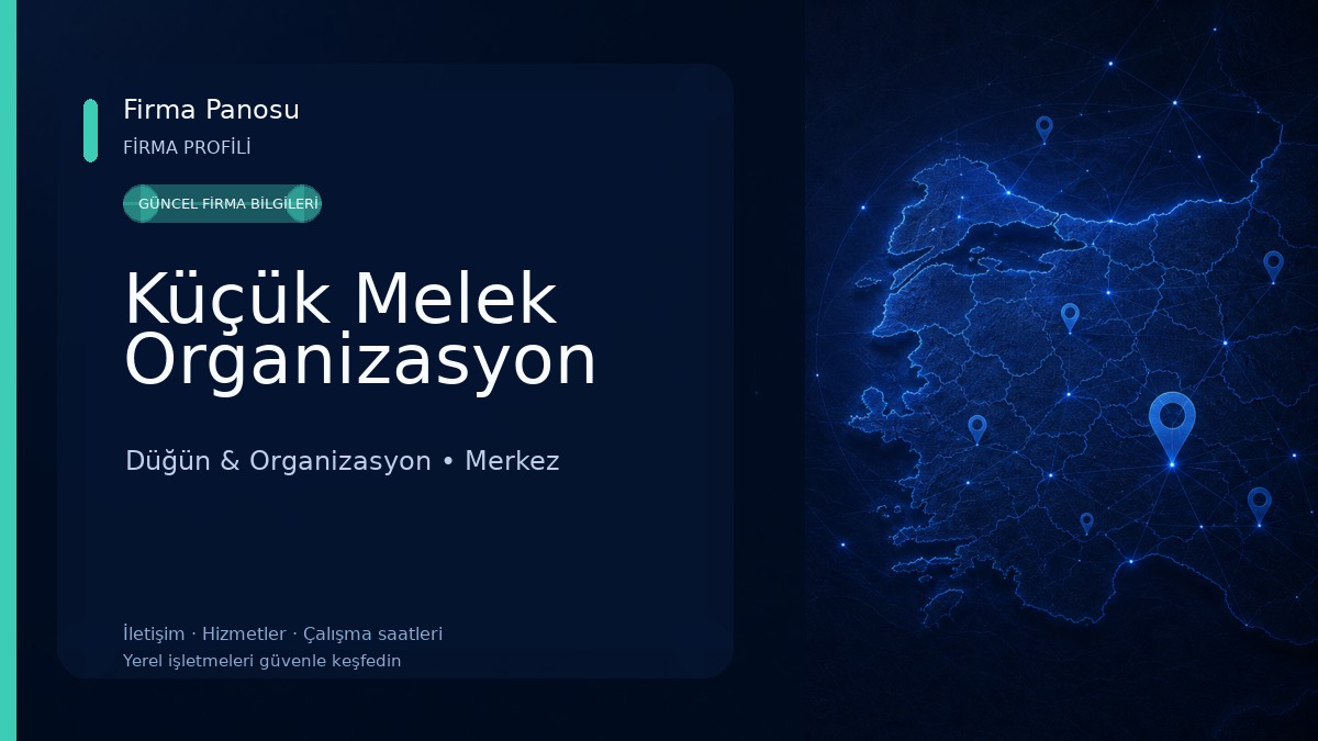 Küçük Melek Organizasyon Düğün & Organizasyon