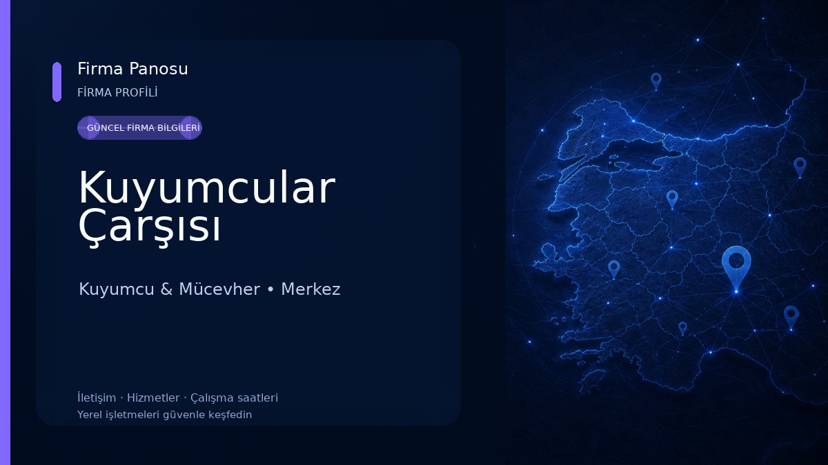 Kuyumcular Çarşısı Kuyumcu & Mücevher