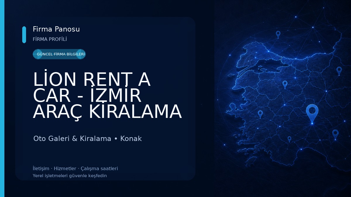 LİON RENT A CAR - İZMİR ARAÇ KİRALAMA Oto Galeri & Kiralama