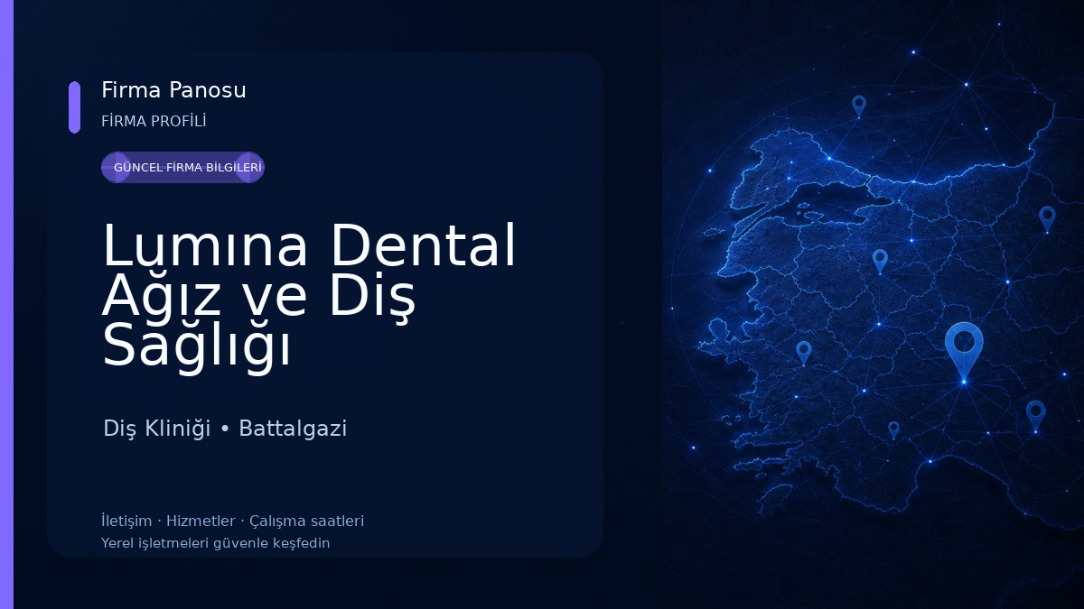Lumına Dental Ağız ve Diş Sağlığı Polikliniği Diş Kliniği