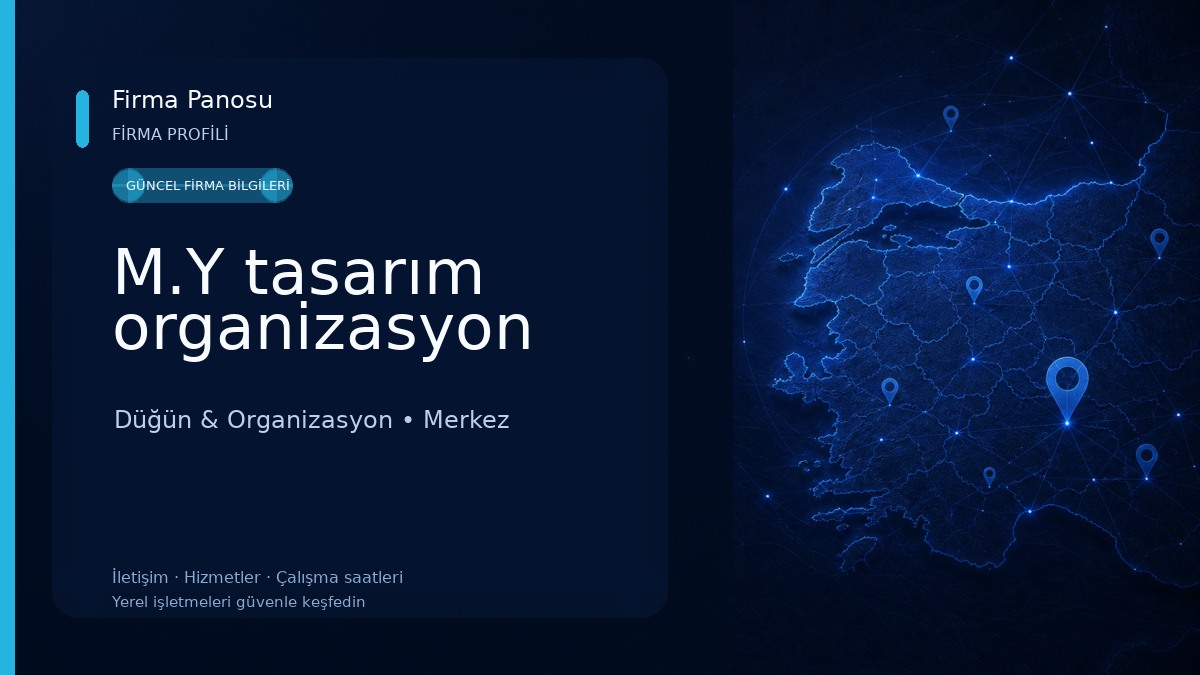M.Y tasarım organizasyon Düğün & Organizasyon